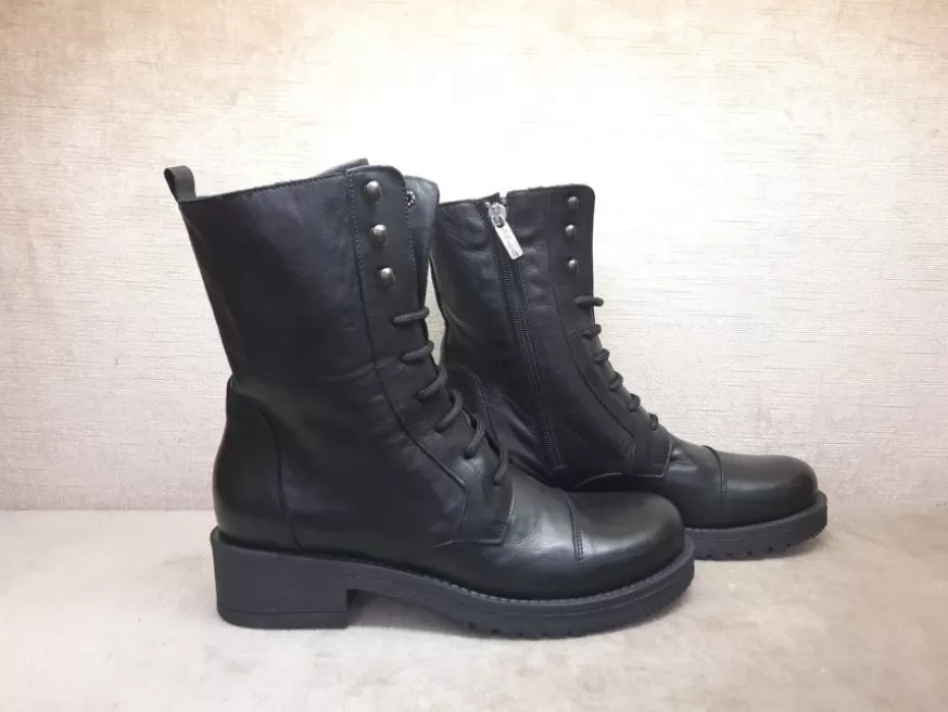 Donna CAMARRI CALZATURE Scarpe Donna | Anfibio Artigianale Nero