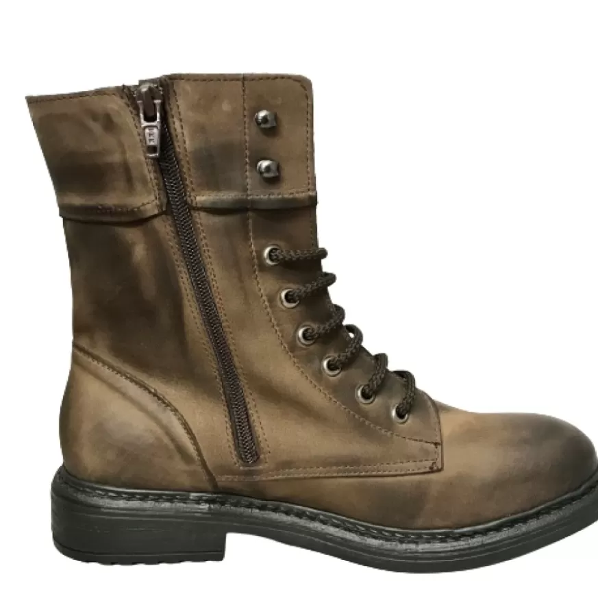 Donna CAMARRI CALZATURE Scarpe Donna | Anfibio Artigianale Testa Di Moro