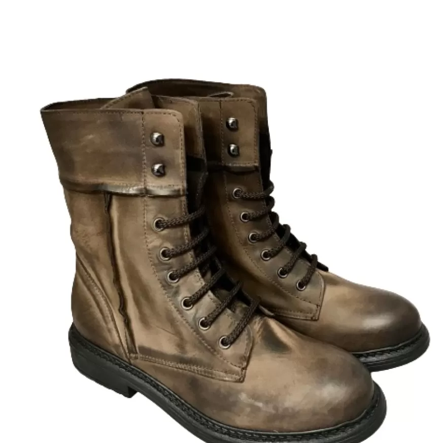 Donna CAMARRI CALZATURE Scarpe Donna | Anfibio Artigianale Testa Di Moro