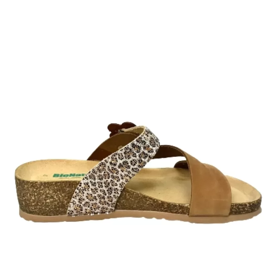 Donna CAMARRI CALZATURE Scarpe Donna | Ciabatta Bionatura In Camoscio Maculata