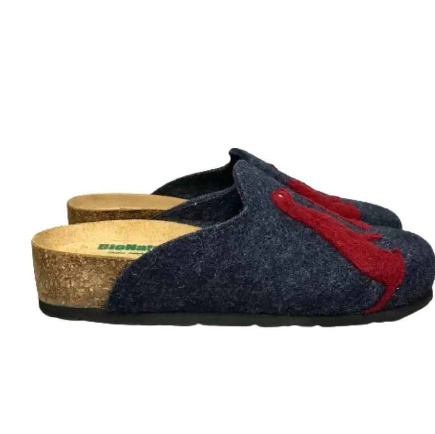 Donna CAMARRI CALZATURE Scarpe Donna | Ciabatta Bionatura Invernale In Feltro Lana Cane E Gatto