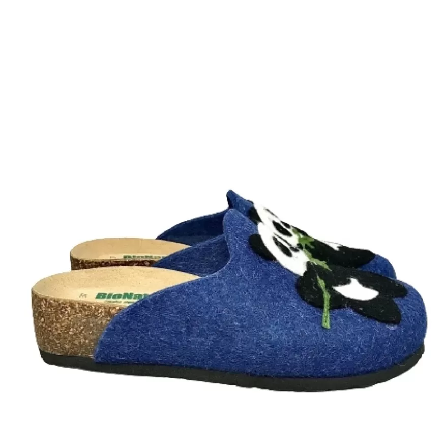 Donna CAMARRI CALZATURE Scarpe Donna | Ciabatta Bionatura Invernale In Feltro Lana Panda