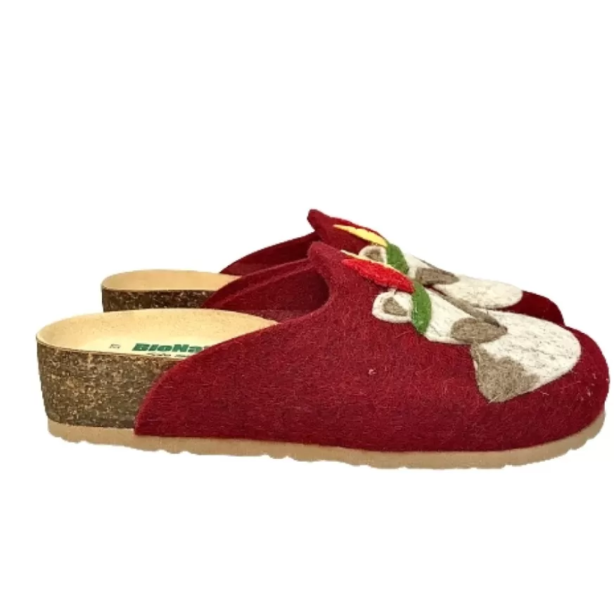 Donna CAMARRI CALZATURE Scarpe Donna | Ciabatta Bionatura Invernale In Feltro Lana Volpe