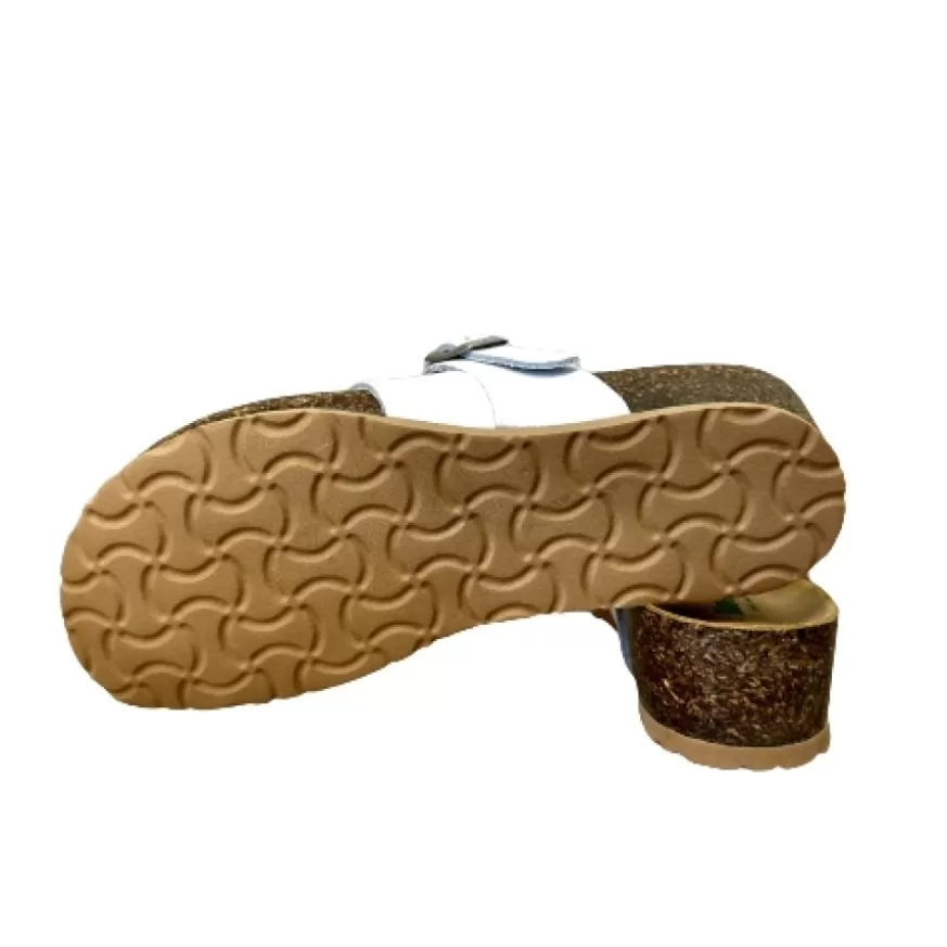 Donna CAMARRI CALZATURE Scarpe Donna | Ciabatta Infradito Bionatura In Pelle Bianca