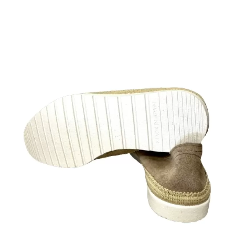 Donna CAMARRI CALZATURE Scarpe Donna | Espadrillas Artigianali In Camoscio Verbenas Grigie