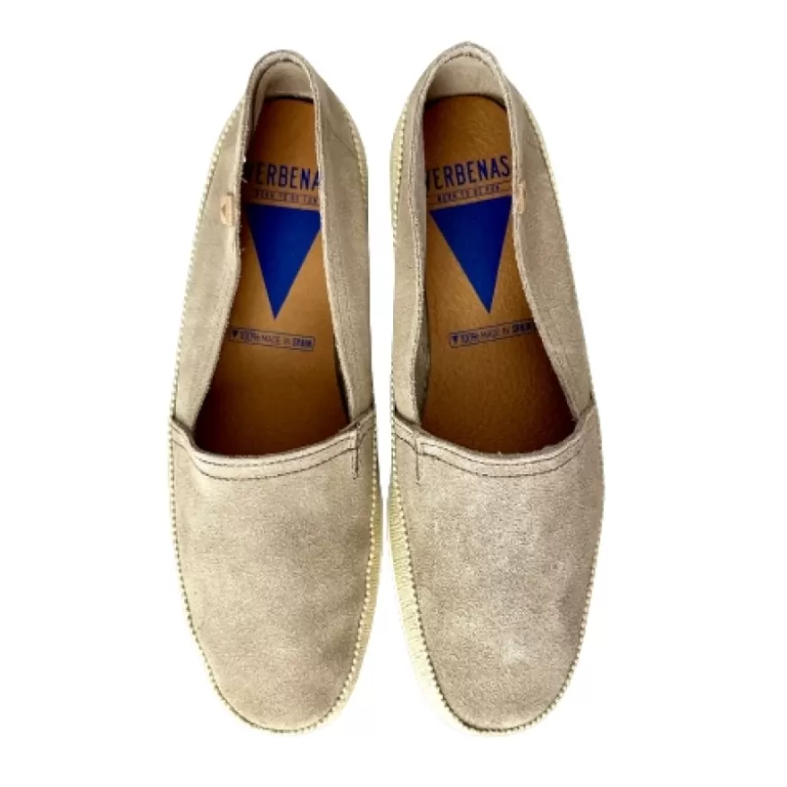 Donna CAMARRI CALZATURE Scarpe Donna | Espadrillas Artigianali In Camoscio Verbenas Grigie