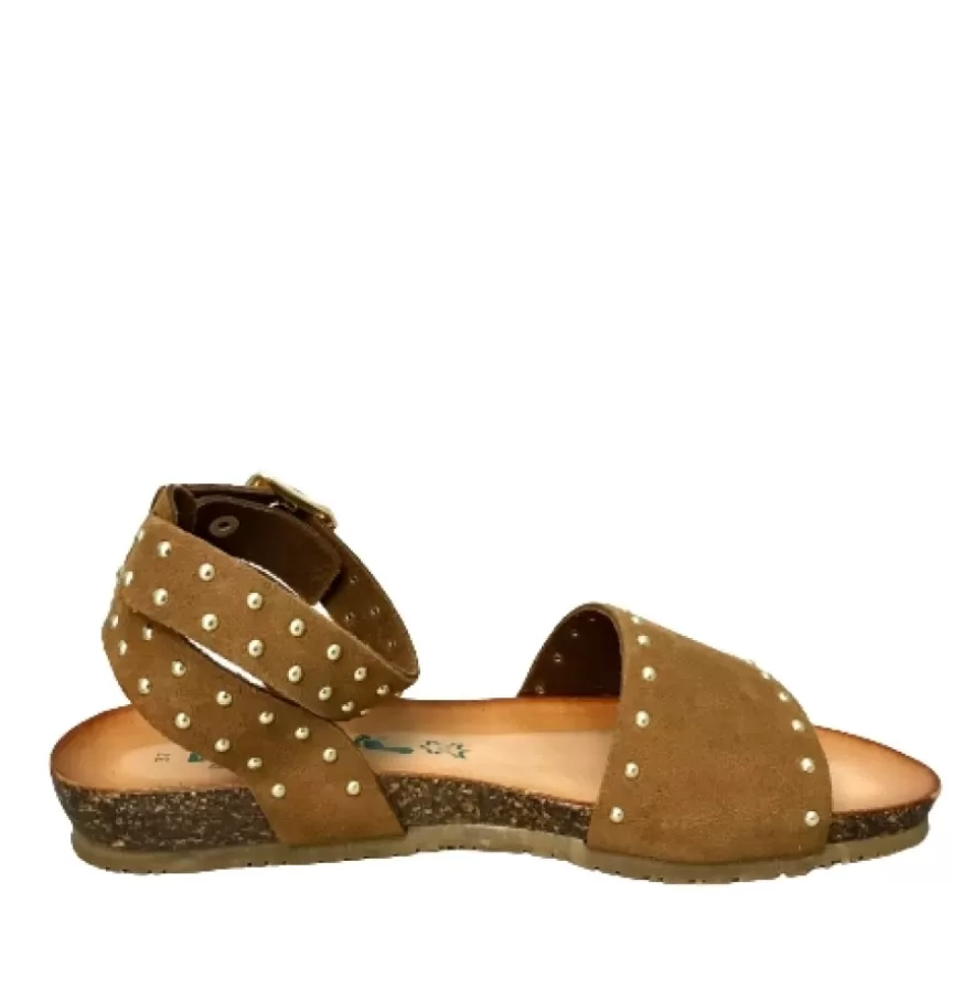 Donna CAMARRI CALZATURE Scarpe Donna | Sandalo Allacciato Alla Caviglia Brandy Bionatura