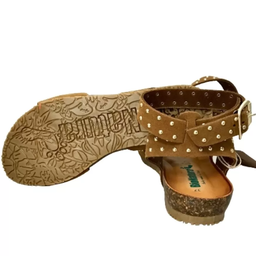 Donna CAMARRI CALZATURE Scarpe Donna | Sandalo Allacciato Alla Caviglia Brandy Bionatura