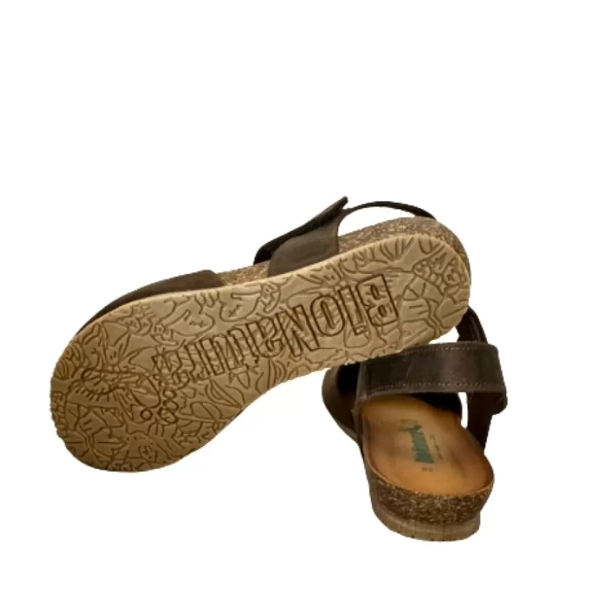 Donna CAMARRI CALZATURE Scarpe Donna | Sandalo Bionatura Chiuso In Punta In Pelle Oleata Testa Di Moro