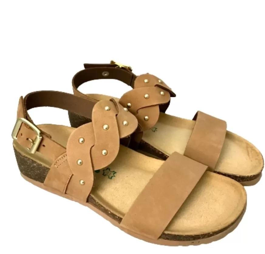 Donna CAMARRI CALZATURE Scarpe Donna | Sandalo Brandy Chiaro Bionatura