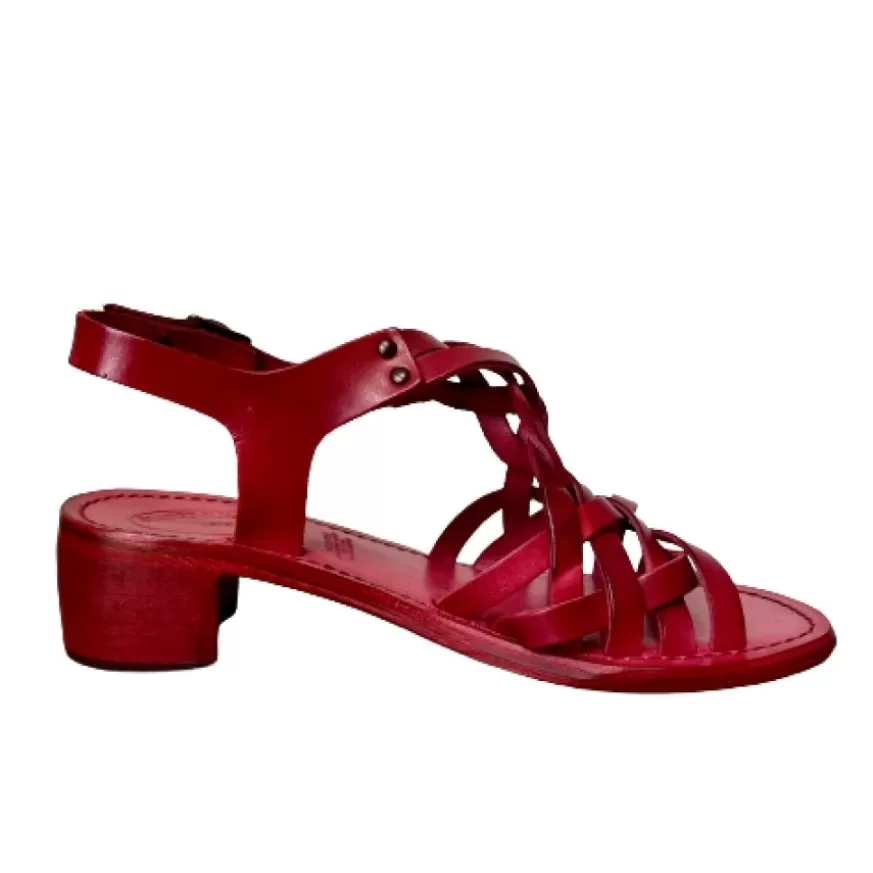 Donna CAMARRI CALZATURE Scarpe Donna | Sandalo In Pelle Color Vinaccia Mod. 5112