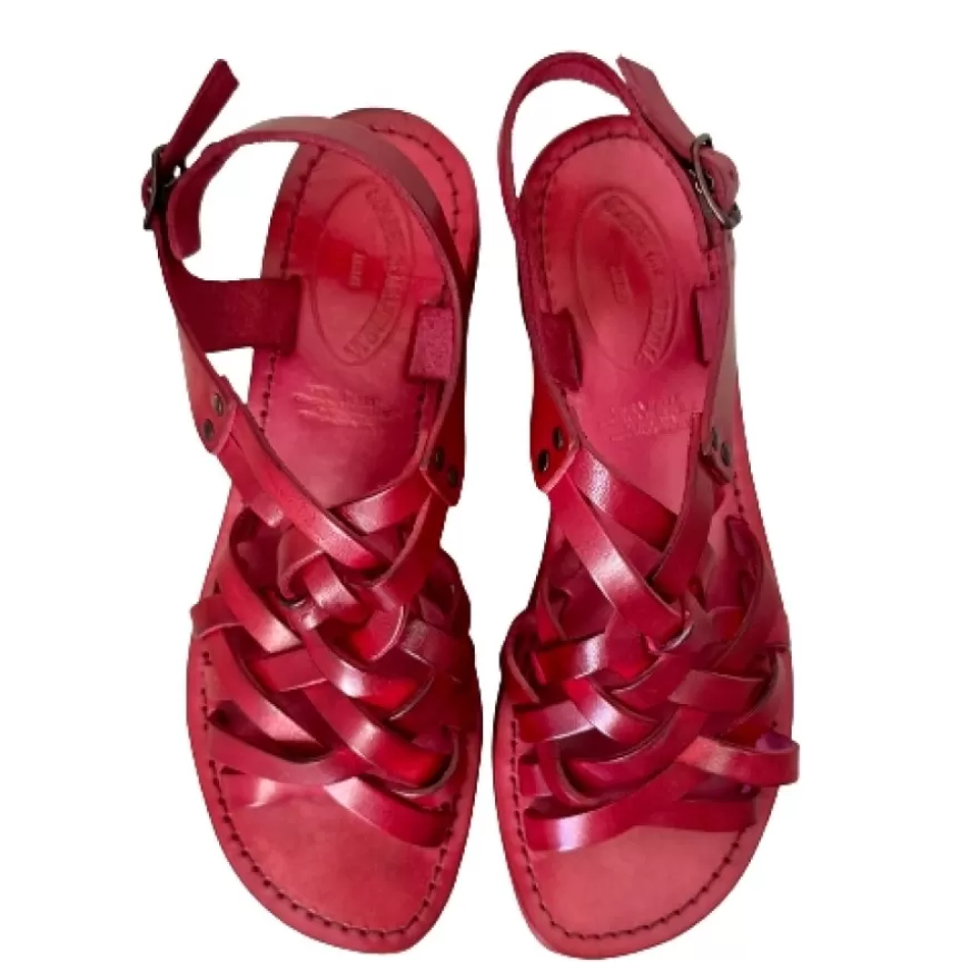 Donna CAMARRI CALZATURE Scarpe Donna | Sandalo In Pelle Color Vinaccia Mod. 5112