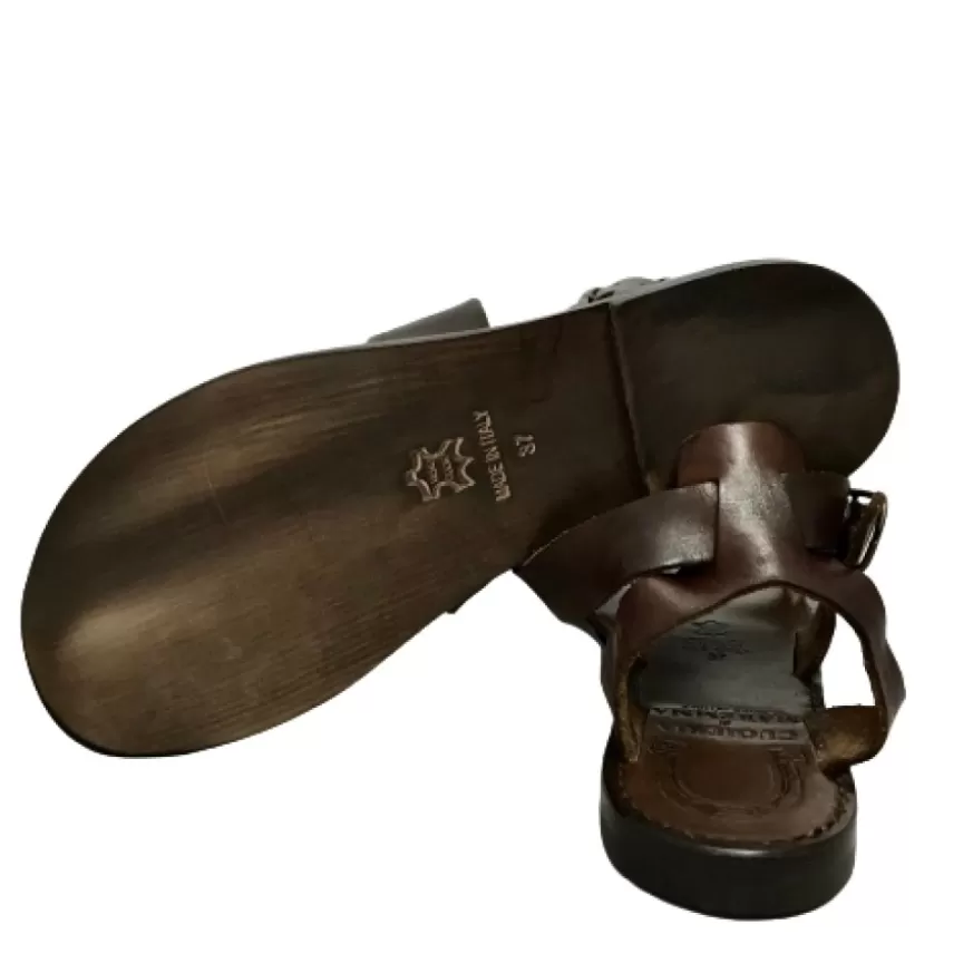Donna CAMARRI CALZATURE Scarpe Donna | Sandalo In Pelle Marrone Mod. 216