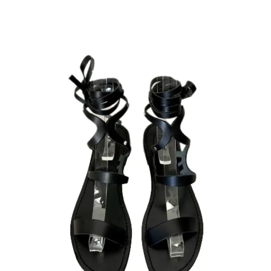 Donna CAMARRI CALZATURE Scarpe Donna | Sandalo In Pelle Nero Alla Schiava Mod. Cloe
