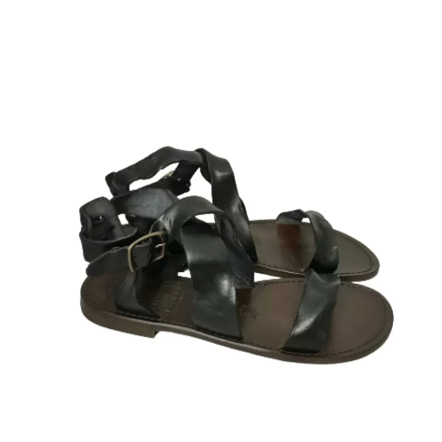 Donna CAMARRI CALZATURE Scarpe Donna | Sandalo In Pelle Nero Mod. 216