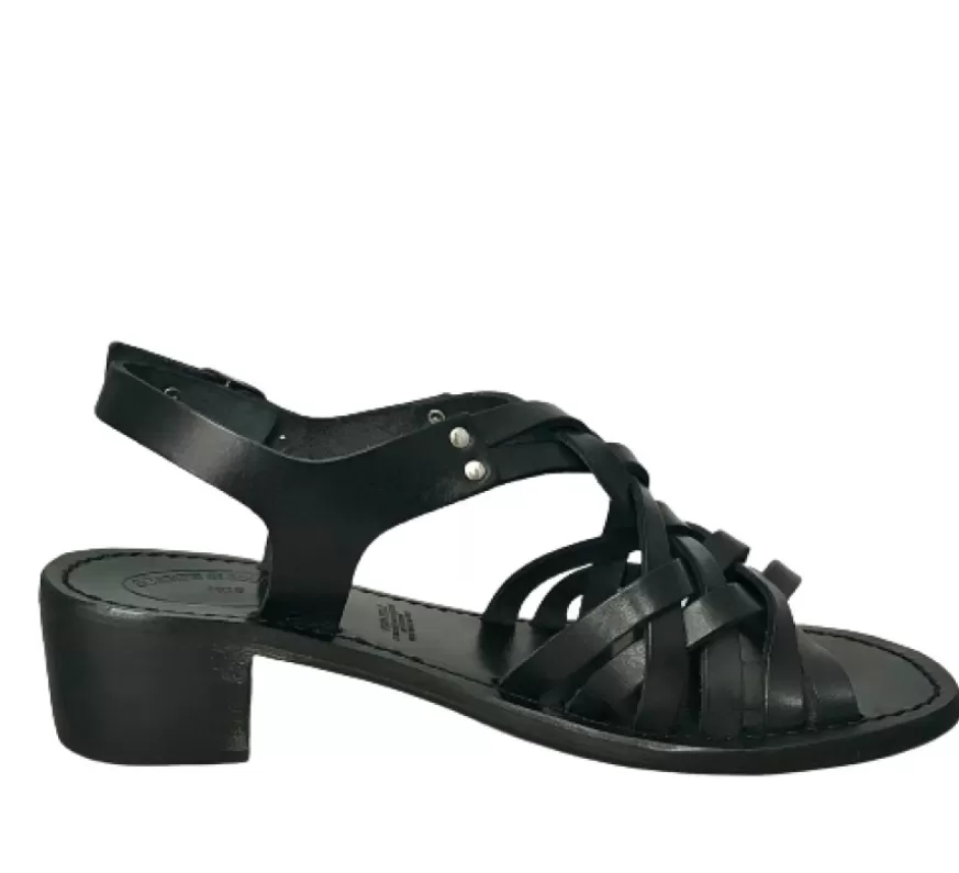 Donna CAMARRI CALZATURE Scarpe Donna | Sandalo In Pelle Nero Mod. 5112