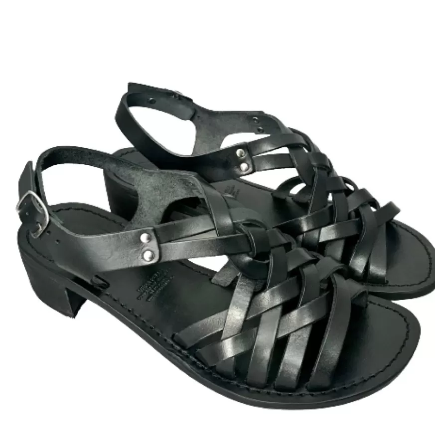 Donna CAMARRI CALZATURE Scarpe Donna | Sandalo In Pelle Nero Mod. 5112