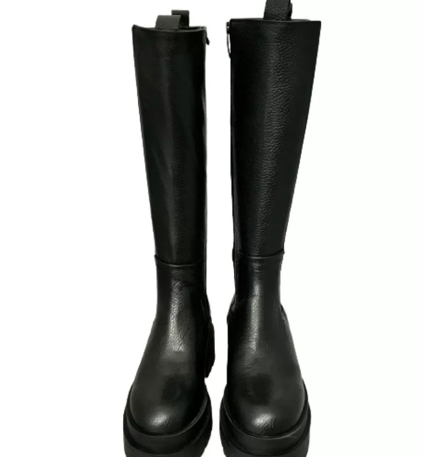 Donna CAMARRI CALZATURE Scarpe Donna | Stivale Alto Con Elastico E Cerniera
