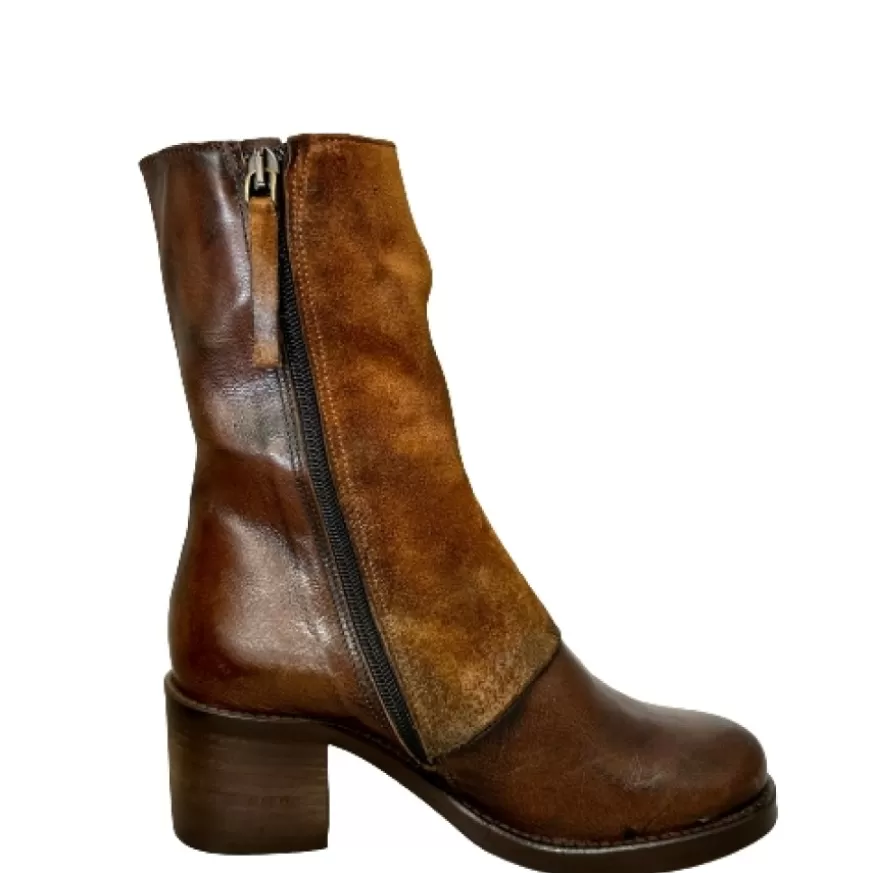 Donna CAMARRI CALZATURE Scarpe Donna | Stivaletto In Pelle Con Bottoni Camarri 1916