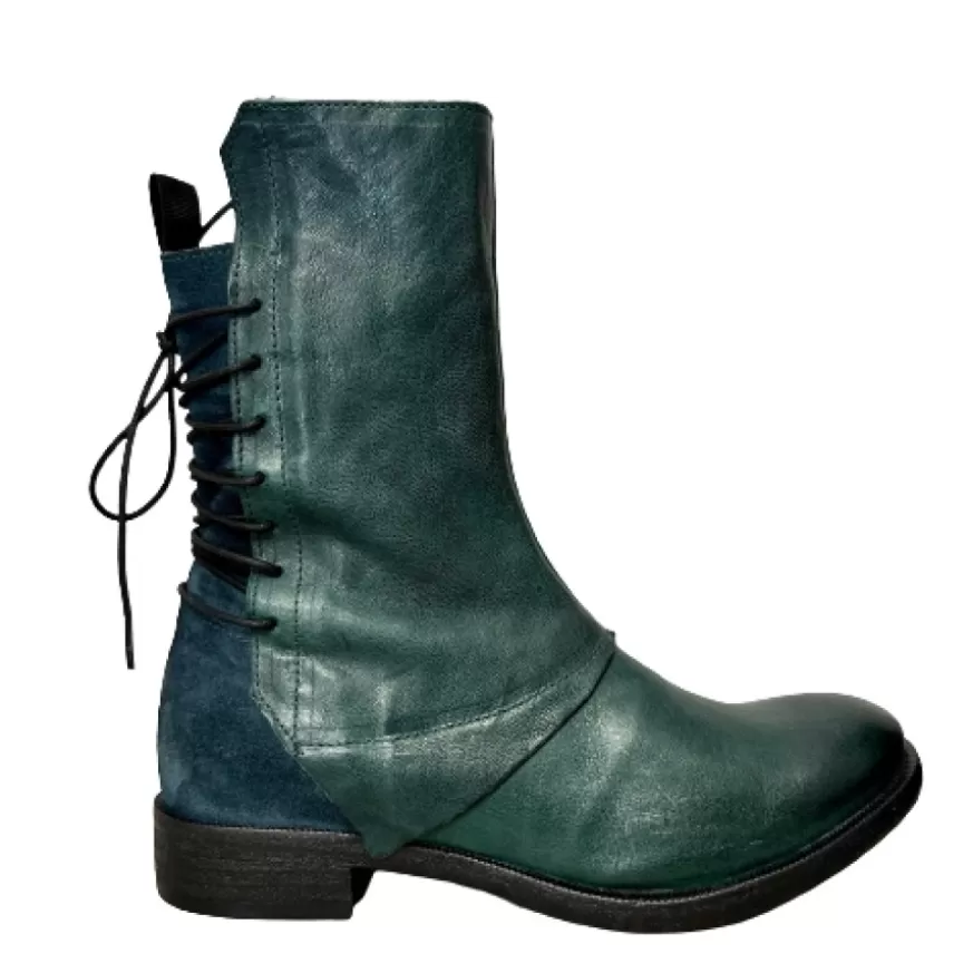 Donna CAMARRI CALZATURE Scarpe Donna | Stivaletto Petrolio In Pelle Tuffata Camarri 1916