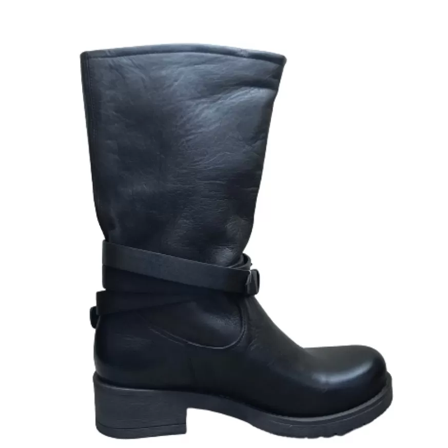 Donna CAMARRI CALZATURE Scarpe Donna | Stivaletto “Pompiere” Testa Di Moro