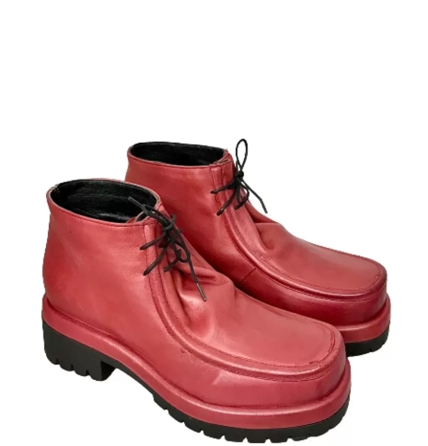 Donna CAMARRI CALZATURE Scarpe Donna | Stringata In Pelle Color Vino