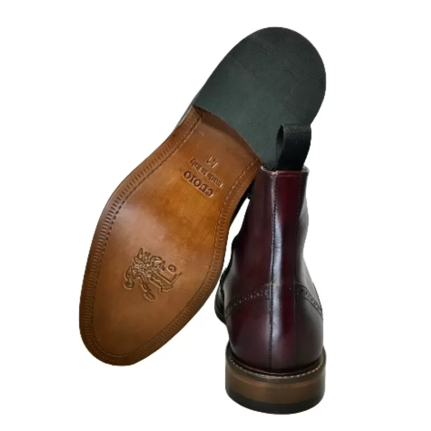 Uomo CAMARRI CALZATURE Scarpe Uomo | Anfibio Artigianale Bordeaux