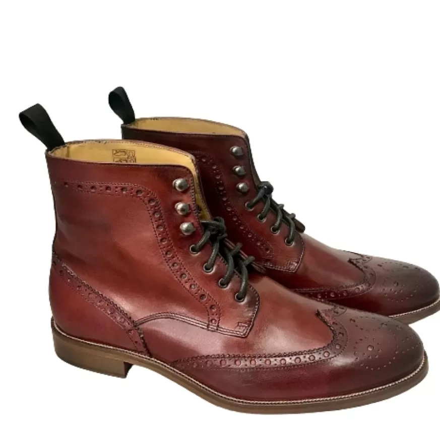 Uomo CAMARRI CALZATURE Scarpe Uomo | Anfibio Artigianale Bordeaux