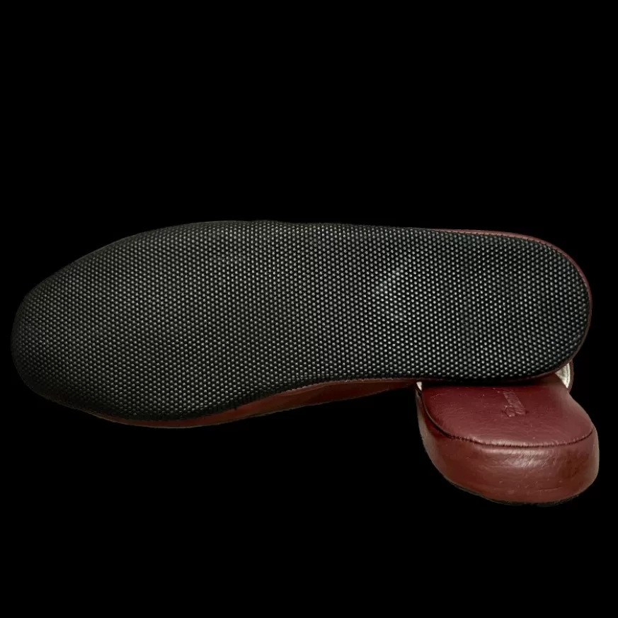 Uomo CAMARRI CALZATURE Scarpe Uomo | Ciabatta / Scendiletto In Pelle Bordeaux