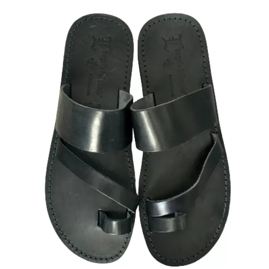 Uomo CAMARRI CALZATURE Scarpe Uomo | Ciabatta Artigianale In Pelle Blu Mod.C20