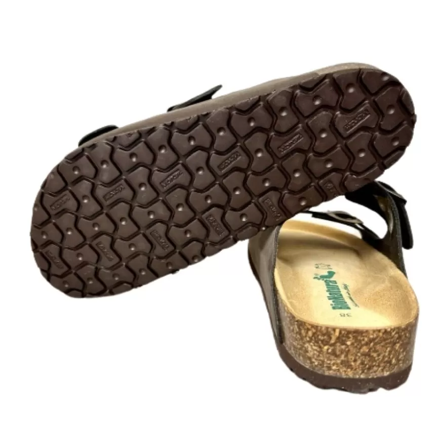 Uomo CAMARRI CALZATURE Scarpe Uomo | Ciabatta Bionatura Nabuk Testa Di Moro Vibram