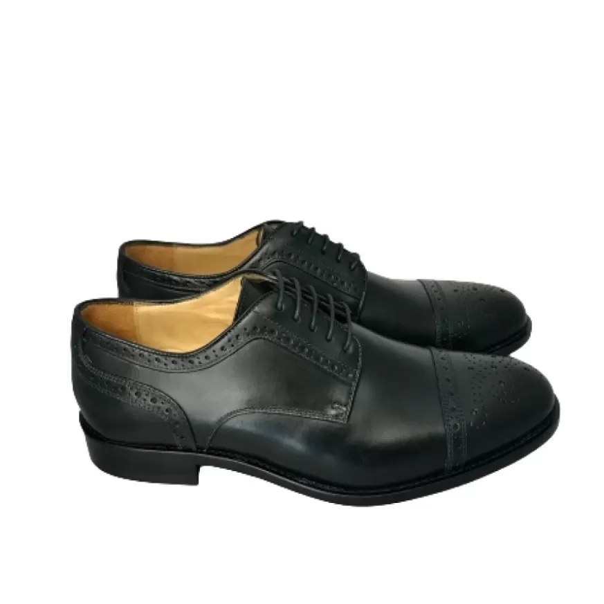 Uomo CAMARRI CALZATURE Scarpe Uomo | Francesina Duilio In Pelle Con Spunterbo