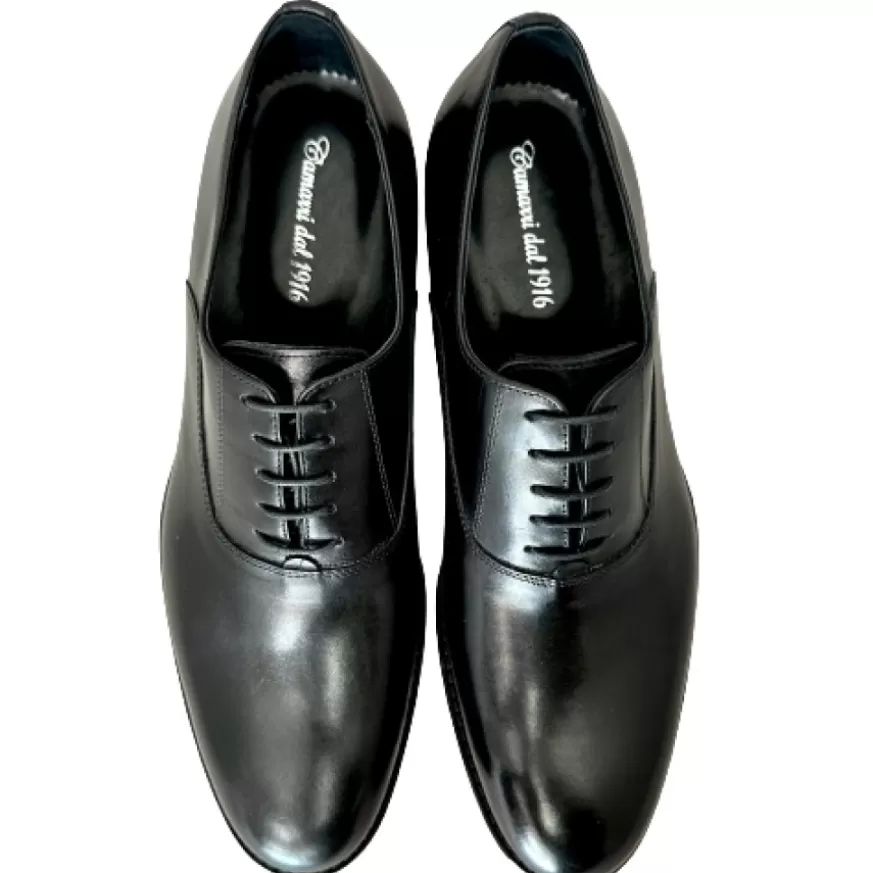 Uomo CAMARRI CALZATURE Scarpe Uomo | Francesina Fatta A Mano In Vitello Nero – Luxury Collection