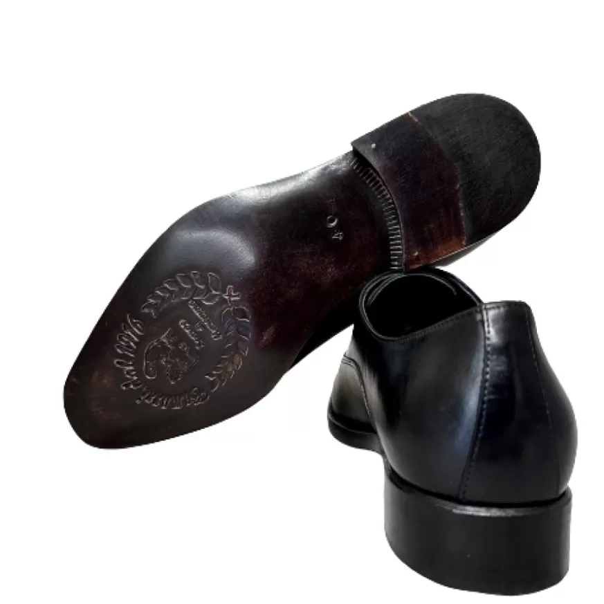 Uomo CAMARRI CALZATURE Scarpe Uomo | Francesina Fatta A Mano In Vitello Nero – Luxury Collection