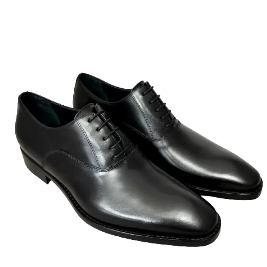 Uomo CAMARRI CALZATURE Scarpe Uomo | Francesina Fatta A Mano In Vitello Nero – Luxury Collection
