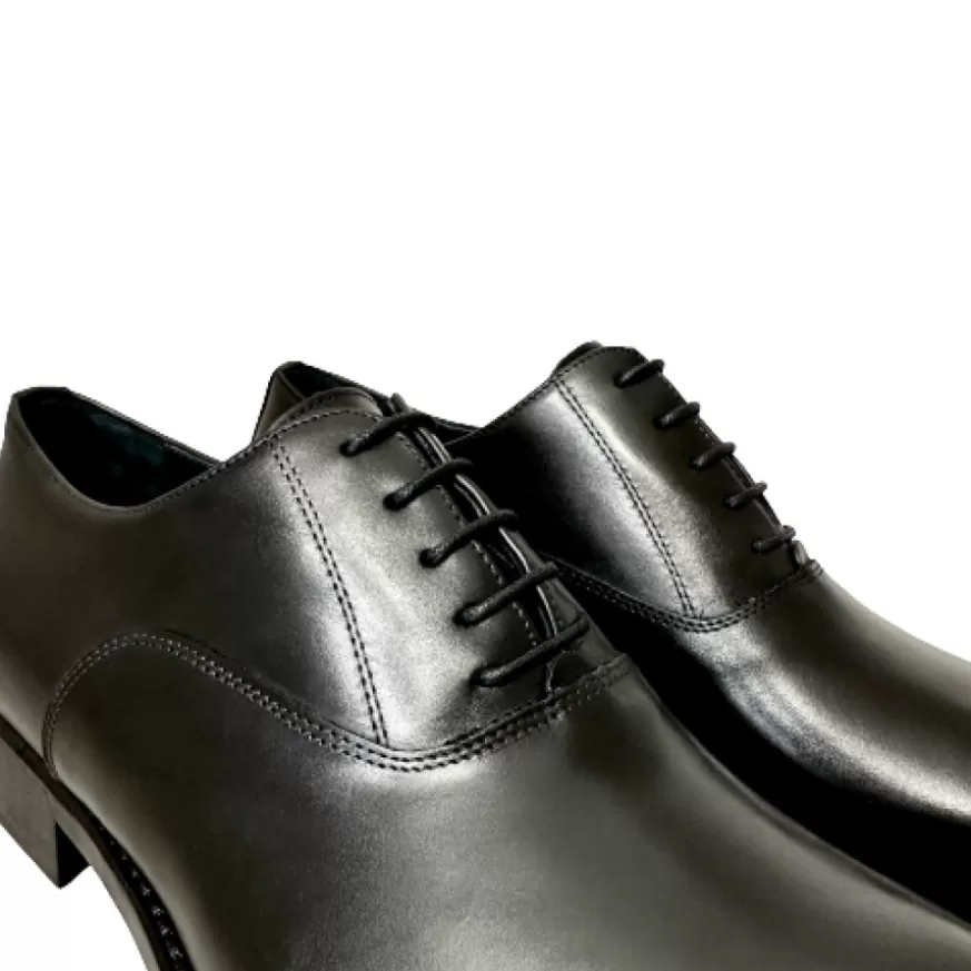 Uomo CAMARRI CALZATURE Scarpe Uomo | Francesina Fatta A Mano In Vitello Nero – Luxury Collection