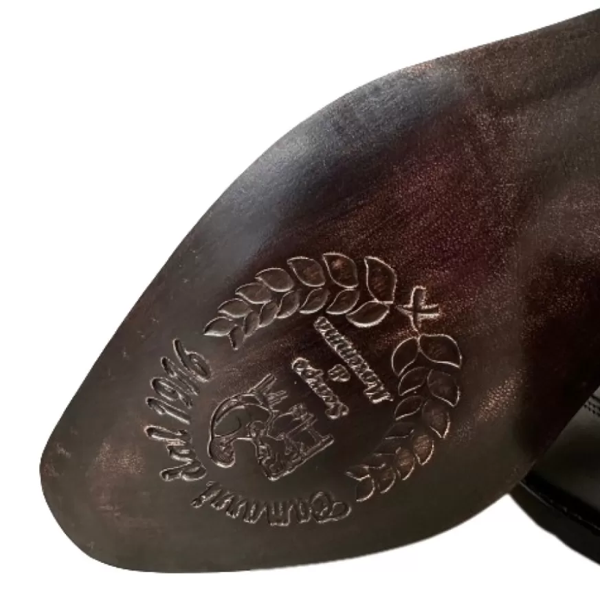 Uomo CAMARRI CALZATURE Scarpe Uomo | Francesina Fatta A Mano In Vitello Nero – Luxury Collection
