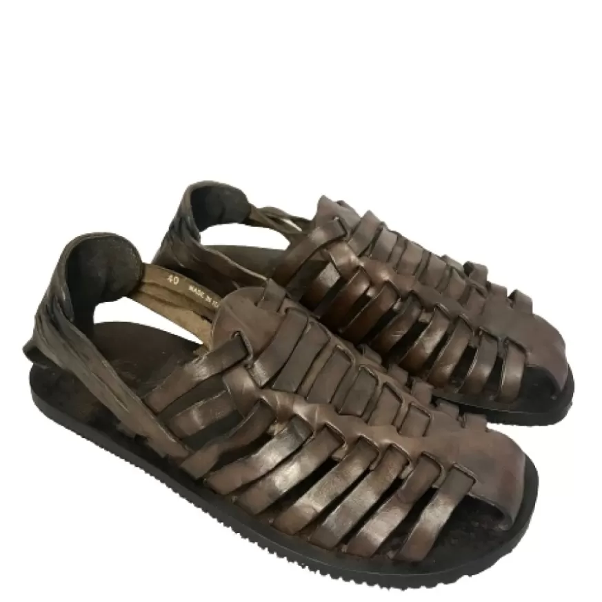 Uomo CAMARRI CALZATURE Scarpe Uomo | Sandalo Chiuso In Pelle Mod. M6579