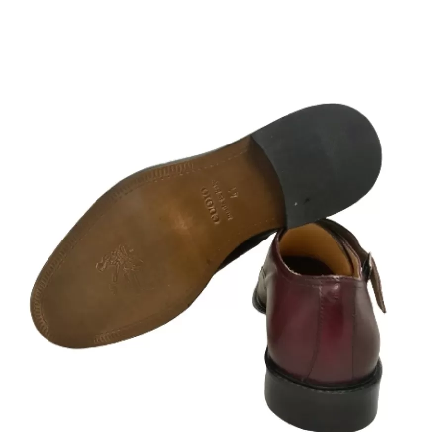 Uomo CAMARRI CALZATURE Scarpe Uomo | Scarpa Doppia Fibbia Bordeaux