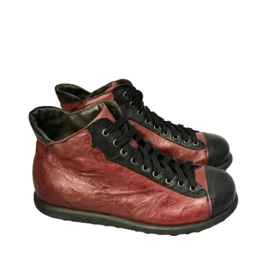 Uomo CAMARRI CALZATURE Scarpe Uomo | Scarponcino Bordeaux/Nero