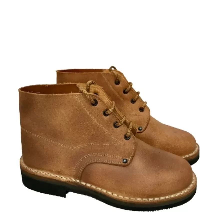 Uomo CAMARRI CALZATURE Scarpe Uomo | Scarponcino Da Lavoro In Vacchetta Al Naturale Rall