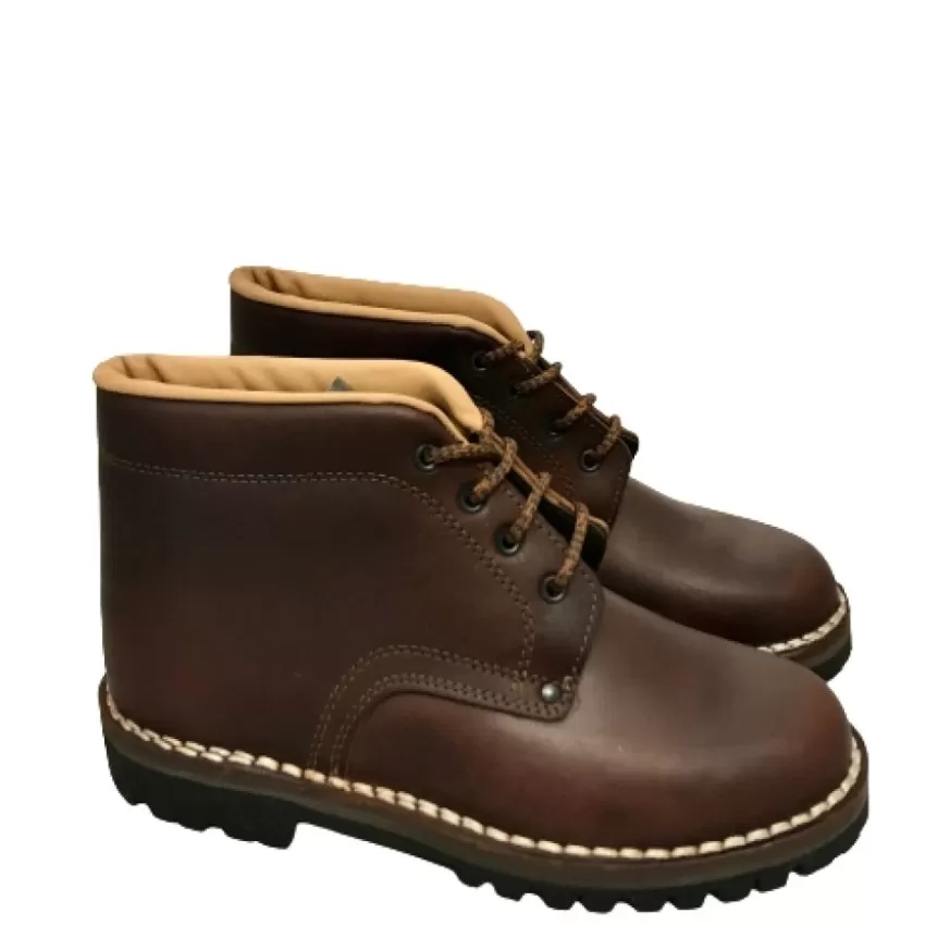 Uomo CAMARRI CALZATURE Scarpe Uomo | Scarponcino Da Lavoro Vibram Testa Di Moro