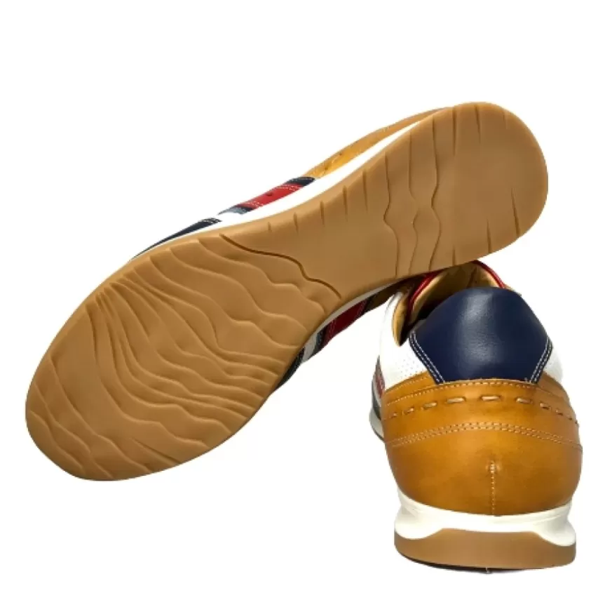 Uomo CAMARRI CALZATURE Scarpe Uomo | Sneakers Bassa Artigianale In Pelle Bianca