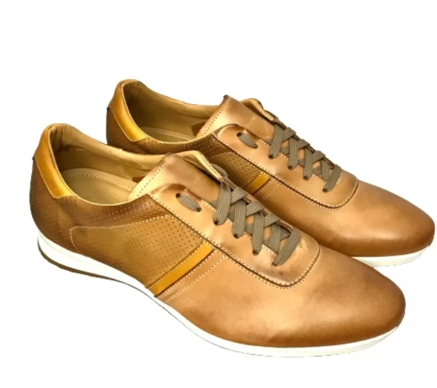 Uomo CAMARRI CALZATURE Scarpe Uomo | Sneakers Bassa Artigianale In Pelle Cuoio