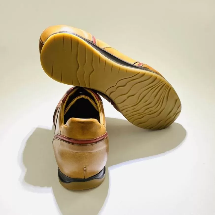 Uomo CAMARRI CALZATURE Scarpe Uomo | Sneakers Bassa Color Cuoio
