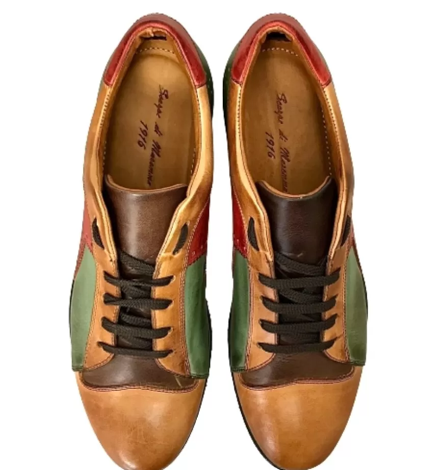 Uomo CAMARRI CALZATURE Scarpe Uomo | Sneakers Bassa In Pelle 4 Colori