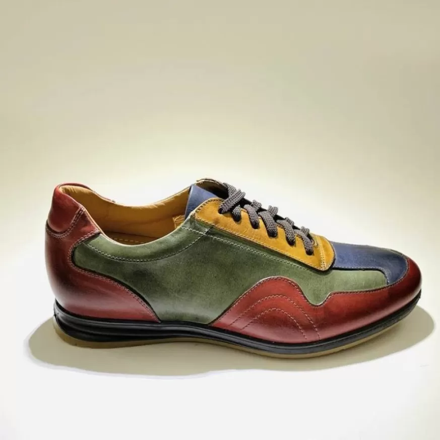 Uomo CAMARRI CALZATURE Scarpe Uomo | Sneakers Bassa Multicolor Mod.6
