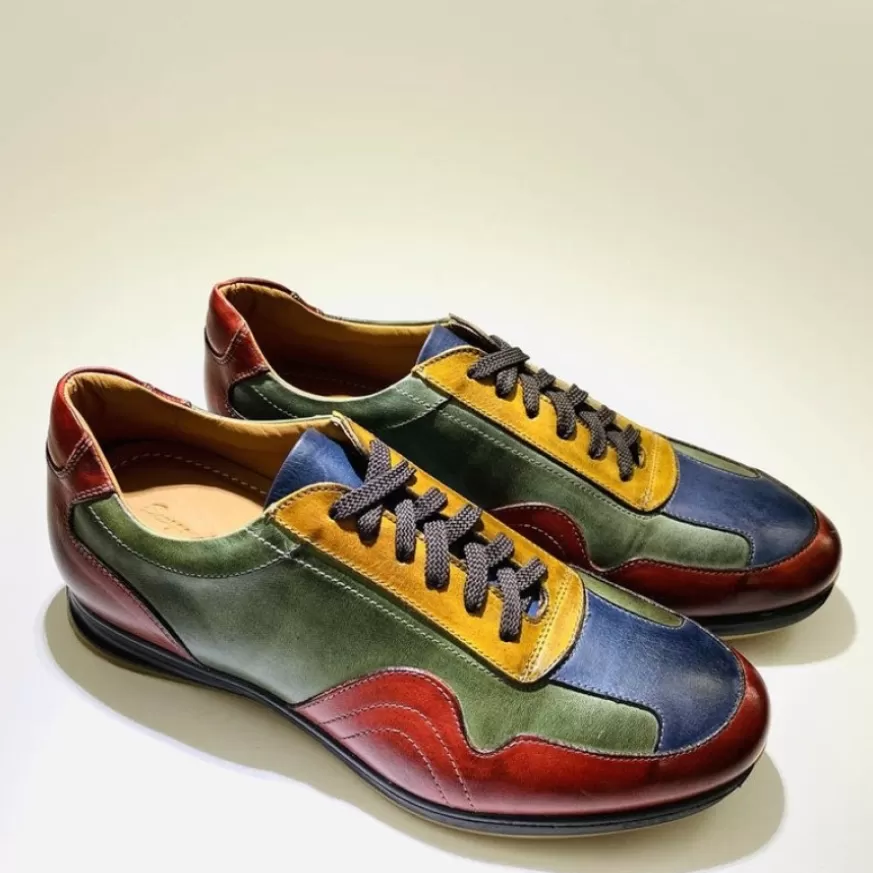 Uomo CAMARRI CALZATURE Scarpe Uomo | Sneakers Bassa Multicolor Mod.6