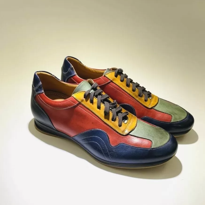 Uomo CAMARRI CALZATURE Scarpe Uomo | Sneakers Bassamulticolor Mod.8