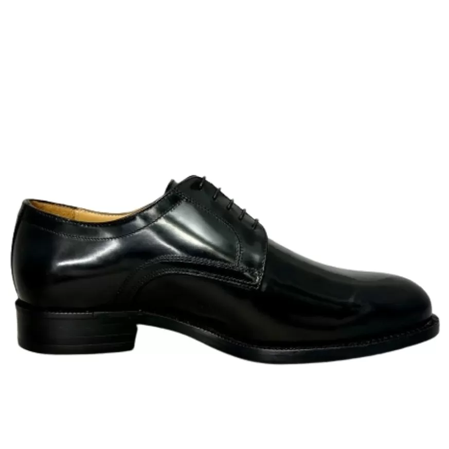 Uomo CAMARRI CALZATURE Scarpe Uomo | Stringata Artigianale Abrasivata Nera Cucita Blake